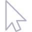 purple cursor icon
